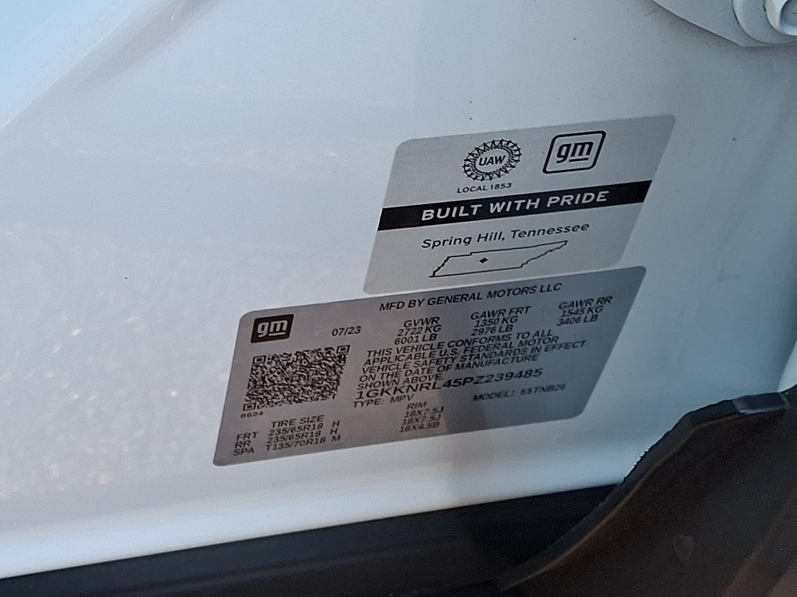 2023 GMC Acadia SLE