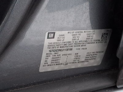 2018 GMC Canyon 2WD SLE