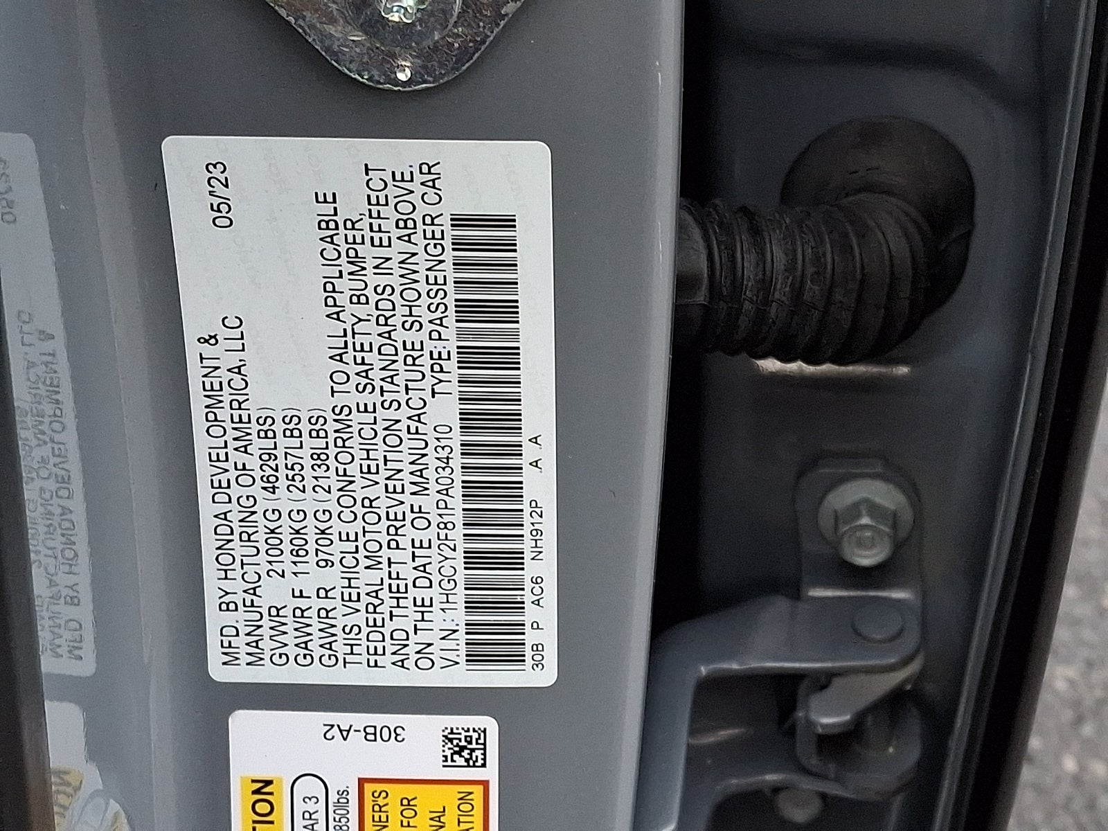 2023 Honda Accord Hybrid Touring