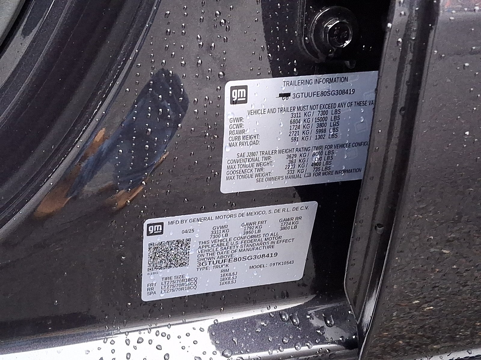 2025 GMC Sierra 1500 AT4X