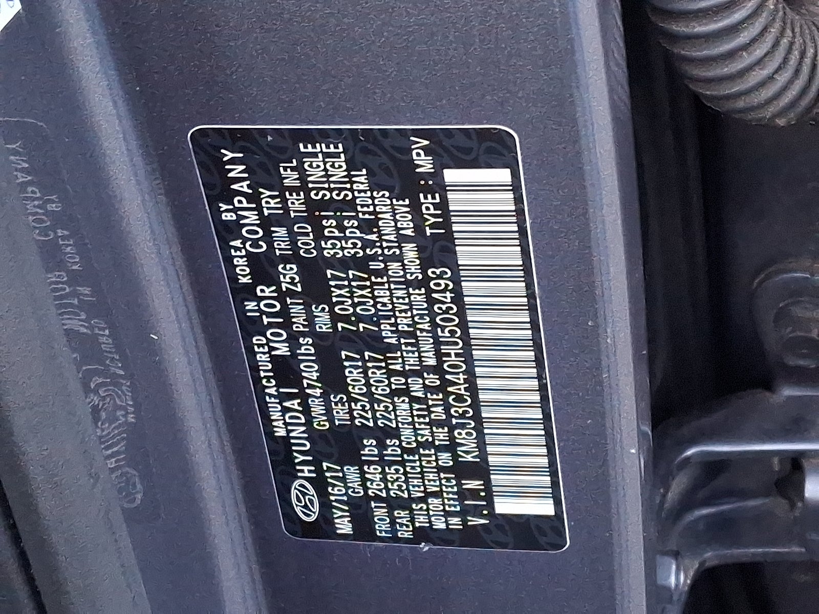 2017 Hyundai Tucson SE