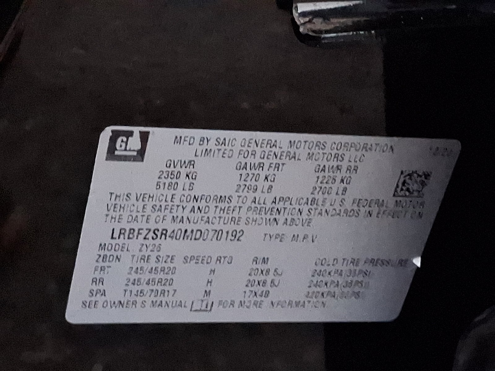 2021 Buick Envision Avenir