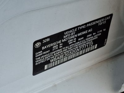 2016 BMW 328i xDrive