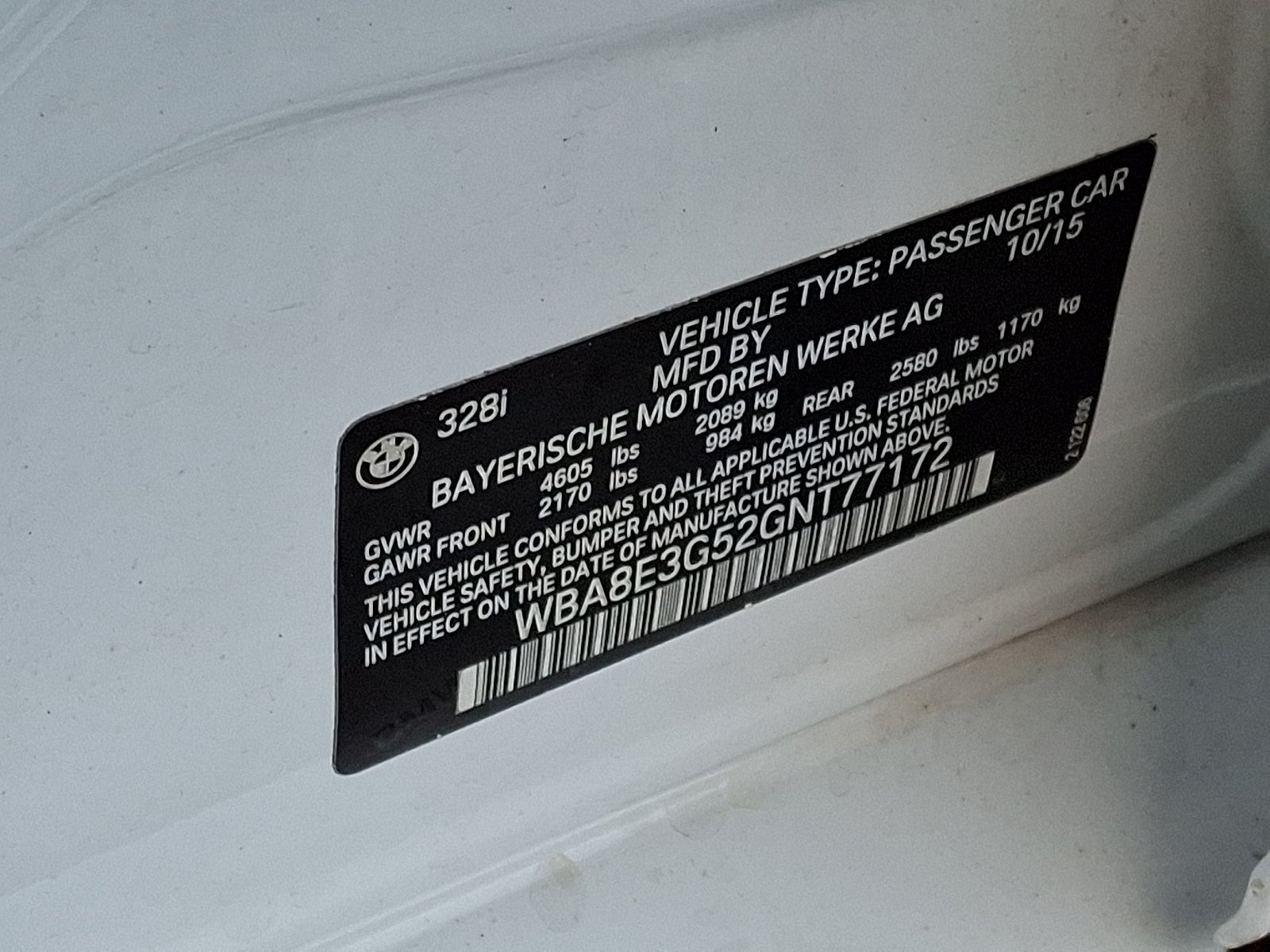 2016 BMW 328i xDrive