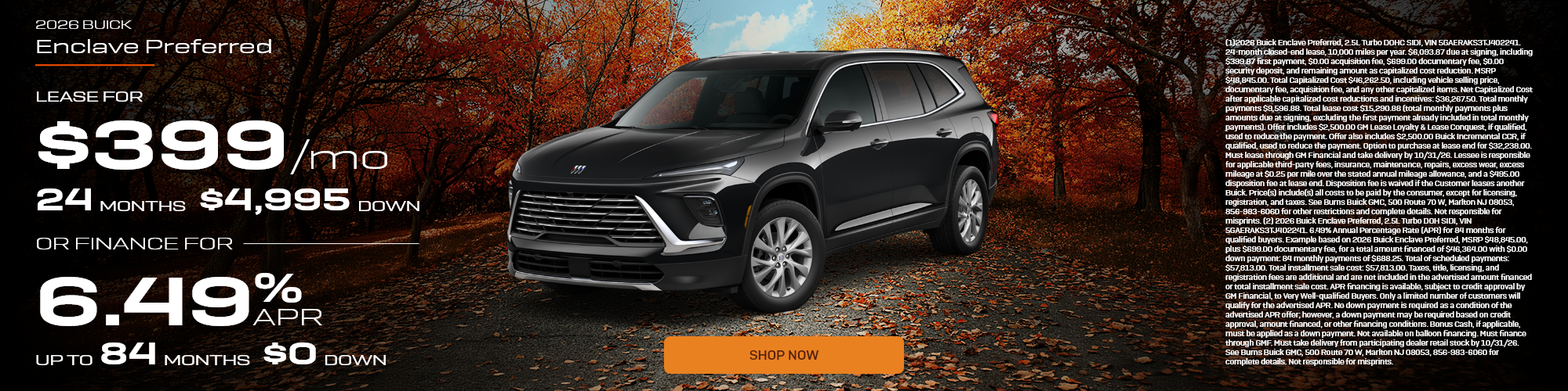 New 2026 Buick Enclave Preferred 
