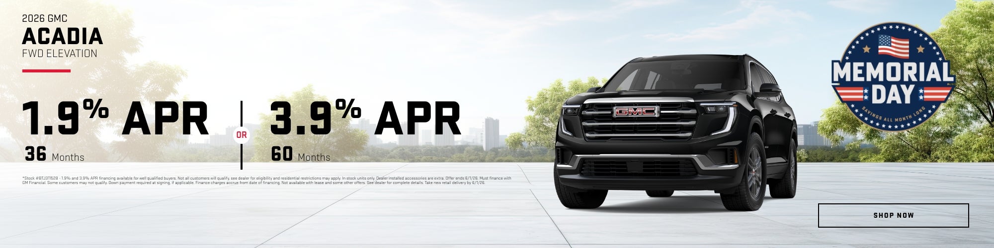 2026 GMC ACADIA