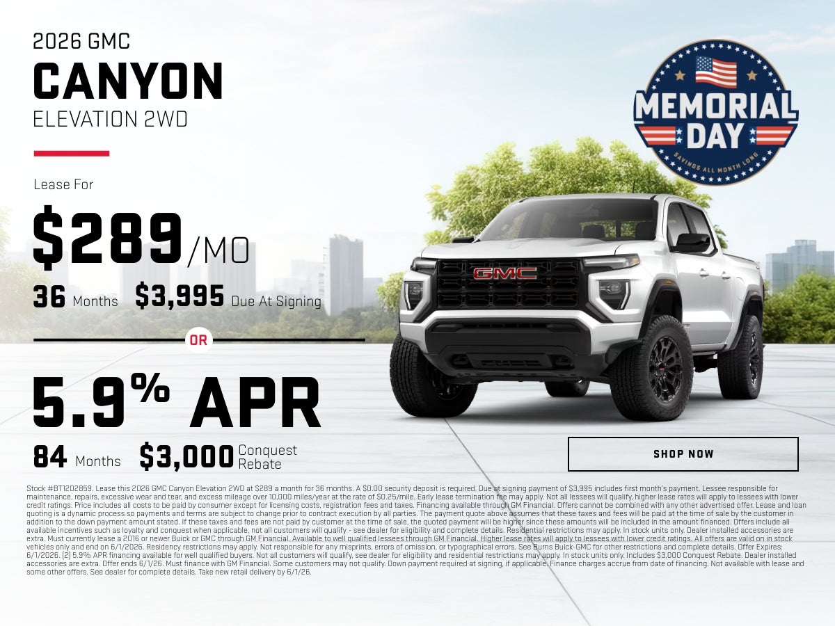 2026 GMC CANYON