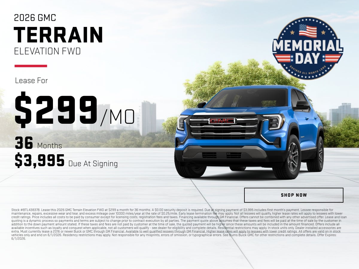 2026 GMC TERRAIN
