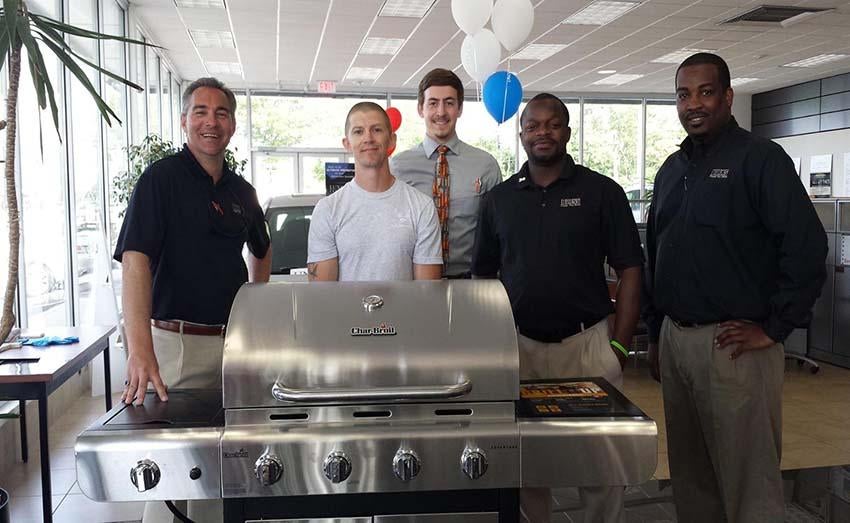 For Memorial Day we gave away grills at both locations | Burns Buick GMC in Marlton NJ